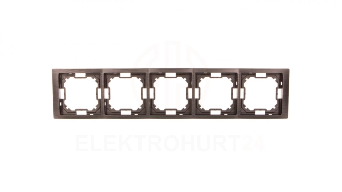 Simon Basic Neos Ramka pięciokrotna tytanowy BMRC5/052