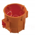 Puszka podtynkowa pomarańczowa głęboka łączona Pawbol 62mm