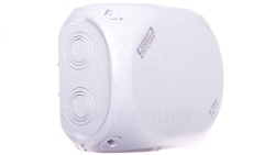 Puszka odgałęźna n/t bez zacisków 180x130x77mm szara IP66/67 KF 1000 G 62000057