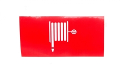 Piktogram PS61 125x250 hydrant logo awex (ISO7010)