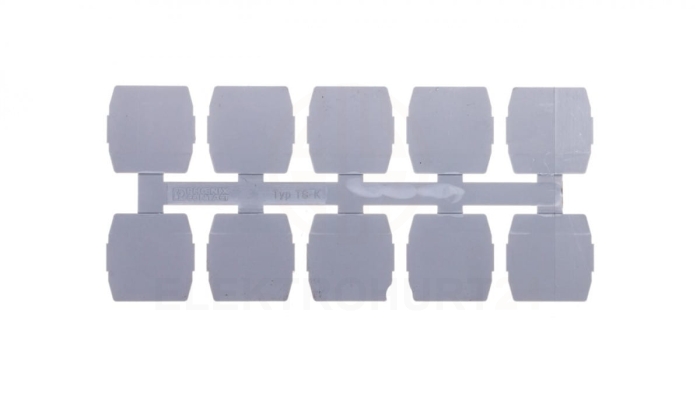 Ścianka rozdzielająca do złączek szynowych szara TS-K 1302215 /50szt./