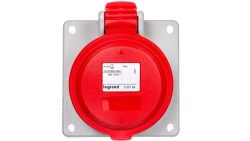 Gniazdo tablicowe 5P 16A 400V czerowne IP44 P17 TEMPRA PRO 555189