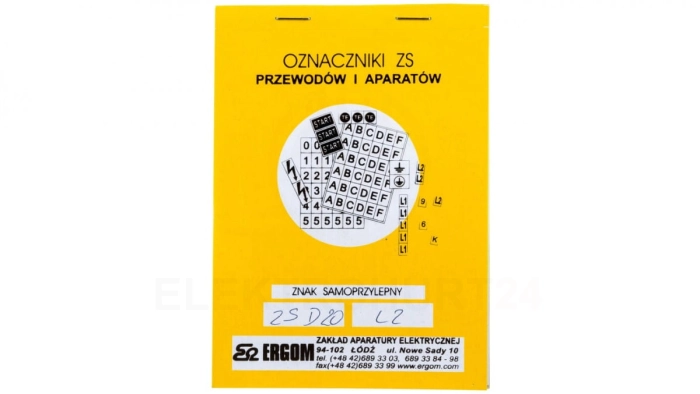 Znaki samoprzylepne ZS D20/L2 E04ZP-02030402800
