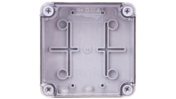 Obudowa 108x108x56mm IP65 z płytą montażową OH-1A.2 Hermet Box 29.12