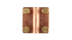 Złącze krzyżowe 4-otworowe miedziane 1.1 CU /90100103/