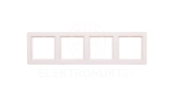 Berker Q1 Ramka poczwórna pozioma/pionowa śnieżnobiała 10146089