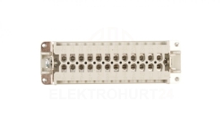 Wkład złącza 24P+PE żeński 16A 500V EPIC H-BE 24 BS 10197000