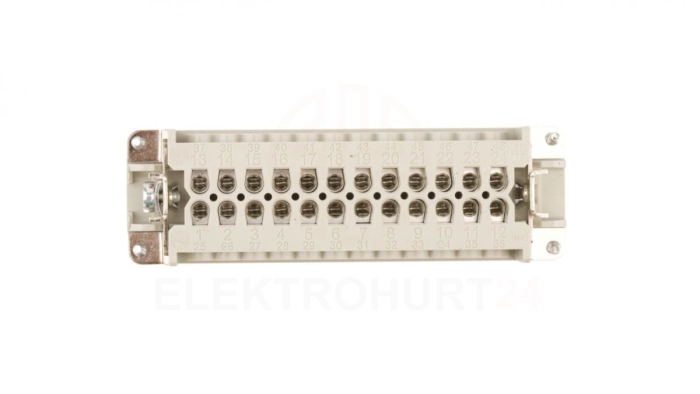 Wkład złącza 24P+PE żeński 16A 500V EPIC H-BE 24 BS 10197000