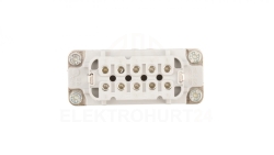 Wkład złącza 10P+PE żeński 16A 250V EPIC H-A 10 BS 10441100