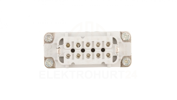 Wkład złącza 10P+PE żeński 16A 250V EPIC H-A 10 BS 10441100