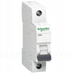 Schneider K60N wyłącznik nadprądowy 1P B10A 6kA AC
