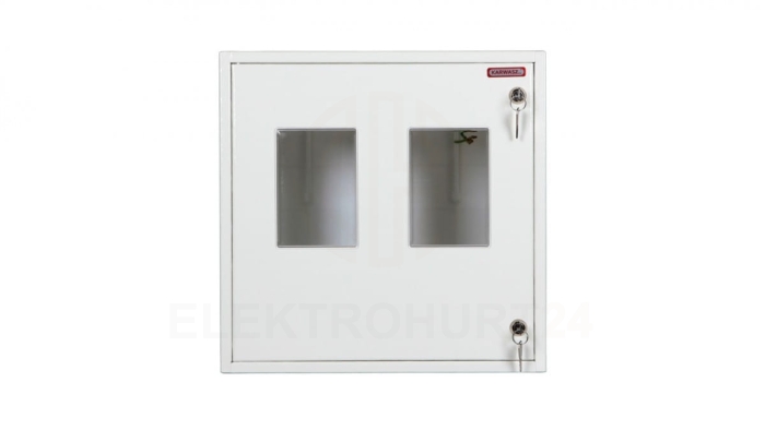 Szafka licznikowa natynkowa/podtynkowa (uniwersalna) 2-licznikowa 3-fazowe IP30 RU-3-2L Z/O