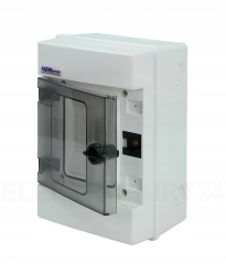 Rozdzielnica hermetyczna 1000V DC AC RH-4 1x4 IP65