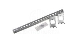 Szyna montażowa 35x15x600mm stal TH35 + zaczepy 24m regulowane 020201