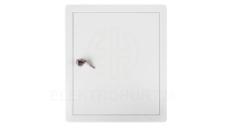 Drzwiczki rewizyjne 250x300mm z zamkiem 25x30/Z/