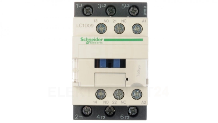 TeSys Deca Stycznik mocy 9A 3P 110V AC 1Z 1R LC1D09F7