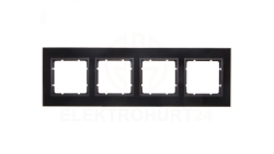 Berker B.7 Ramka antracyt 4-krot. Szklana 10146616