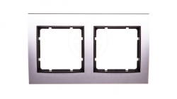 Berker B.3 Ramka aluminium/antracyt podwójna 10123004
