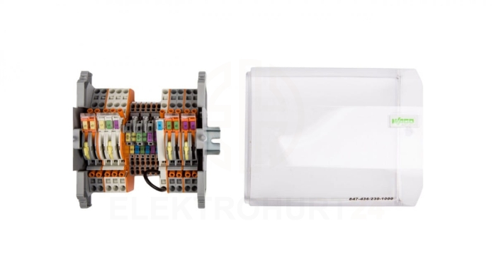 Listwa pomiarowa LPW 16-torowa 230V AC równoległa 847-436/230-1000