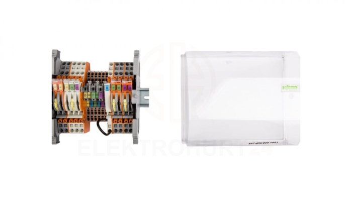 Listwa pomiarowa LPW 16-torowa 230V AC szeregowa 847-436/230-1001