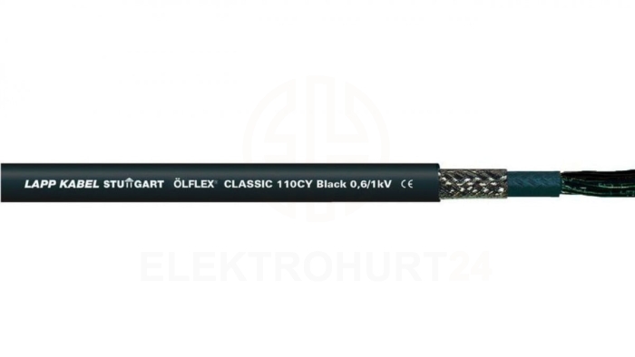 Przewód sterowniczy OLFLEX CLASSIC 110 CY Black 0,6/1kV 4x1 1121270 /bębnowy/
