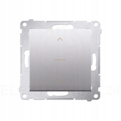 Simon 54 łącznik żaluzjowy trójpozycyjny srebrny