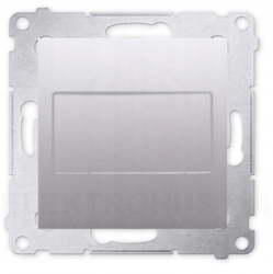 Kontakt SIMON 54 zaślepka ramki srebrny DPS.01/43