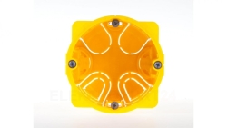 Puszka 67mm p/t regips 50mm żółty Batibox 080051