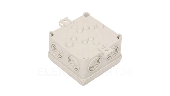 Puszka n/t hermetyczna pusta 88x88x58mm IP54 z dławicą zintegrowaną szara N80x80F 35210002 /36szt./