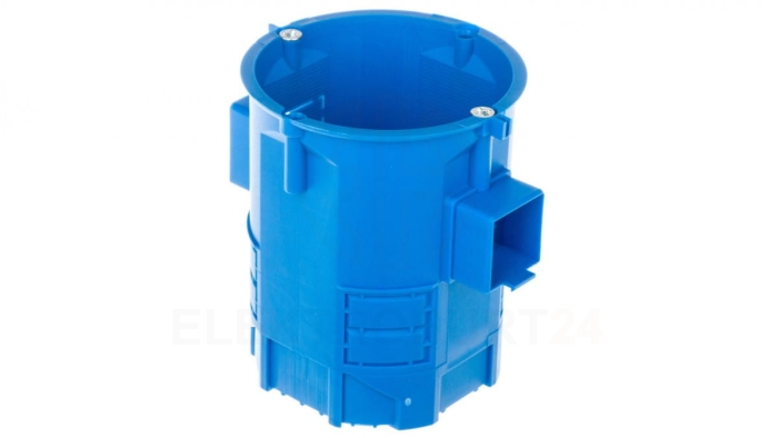 Puszka podtynkowa supergłęboka (80mm) ze śrubami niebieska S60Gw 34009203 /35szt./