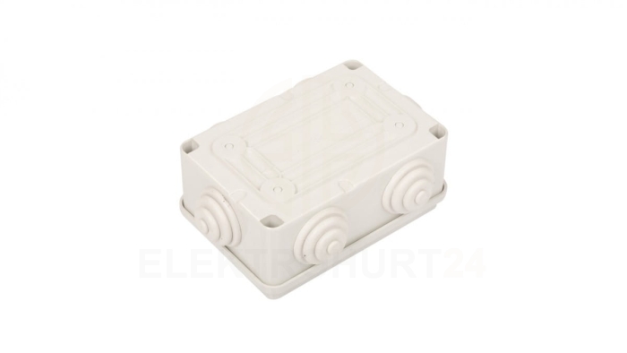 Puszka n/t 120x80x50 tworzywo IP55 szara GW44005