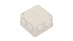 Puszka natynkowa LIGHT 88x88x52 7xM25 IP54 EP-088