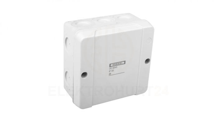 Puszka n/t odgałęźna 98x98x52mm IP55 szara DE 9345 6000272