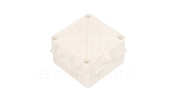 Puszka hermetyczna natynkowa PK-5 133x133x83mm pusta IP55 biała 0252-00