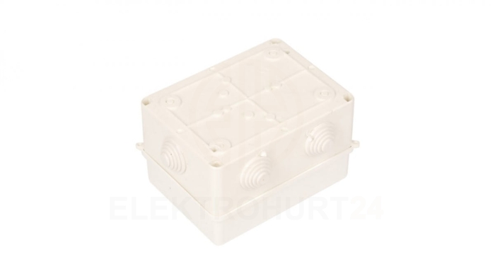 Puszka odgałęźna z zaciskami 4-torowa dla Cu do 16mm2 IP55 biała 158x118x95 PK-6 0228-00