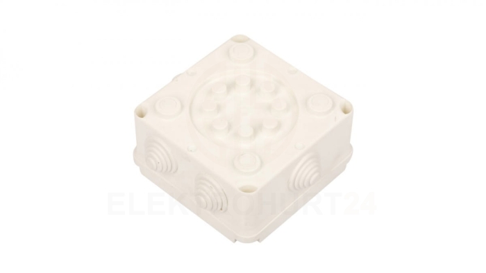 Puszka hermetyczna pusta 118x118x60mm IP55 biała PK-2 118x118x60 0222-00
