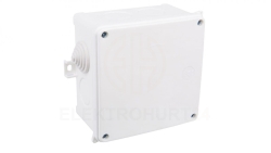 Puszka n/t hermetyczna pusta 118x118x68mm IP55 biała N110x110 35130206