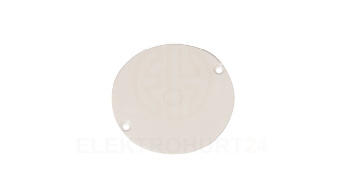 Pokrywa puszki zlicowana przykręcana 60mm biała (do puszek PV60K i PV60D) PL60 37107006 /10szt./