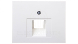 K.1 Element centralny do gniazda UAE RJ11 RJ12 RJ45 kat.3, 5e, 6 45st śnieżnobiały 14077009