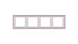 Berker K.1 Ramka poczwórna pozioma śnieżnobiała 13837009