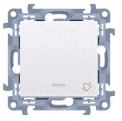 Simon 10 przycisk dzwonek z podświetleniem LED