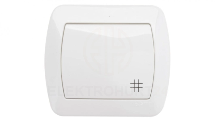 Simon Akord Łącznik krzyżowy z podświetleniem biały AW7L/11