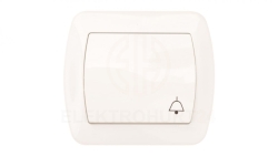 Simon Akord Przycisk /dzwonek/ biały AD1/11