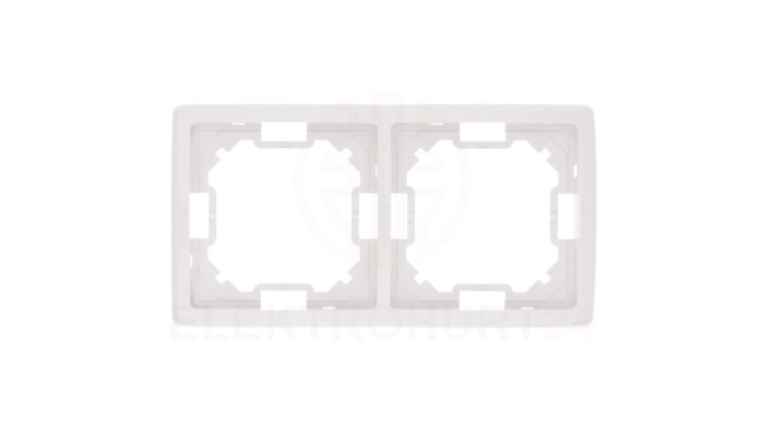 Simon Basic Standard Ramka podwójna uniwersalna biała BMR2/11
