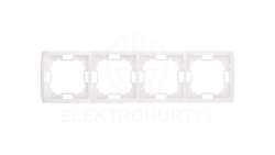 Simon Basic Standard Ramka poczwórna uniwersalna biała BMR4/11