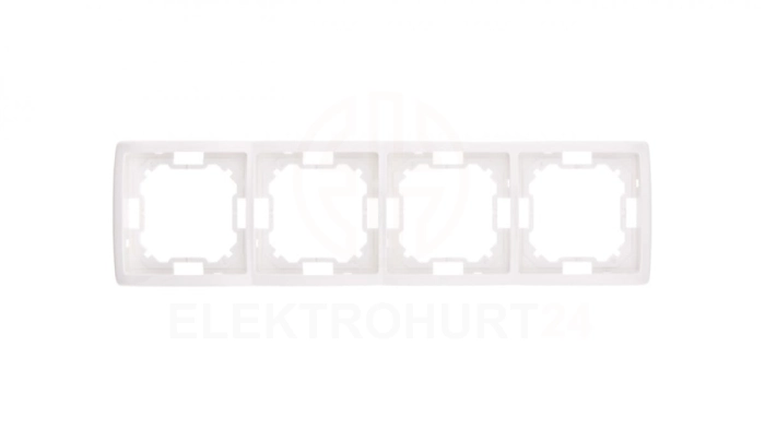 Simon Basic Standard Ramka poczwórna uniwersalna biała BMR4/11
