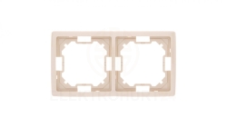 Simon Basic Standard Ramka podwójna uniwersalna beżowa BMR2/12