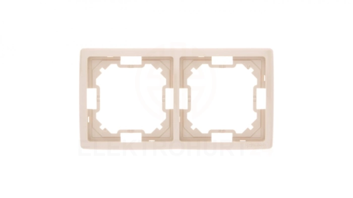 Simon Basic Standard Ramka podwójna uniwersalna beżowa BMR2/12