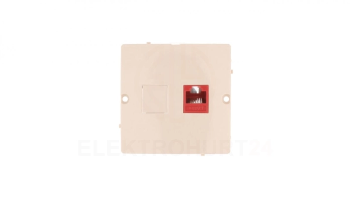 Simon Basic Gniazdo komputerowe pojedyncze RJ45 kat.5e beżowe BMF51.02/12