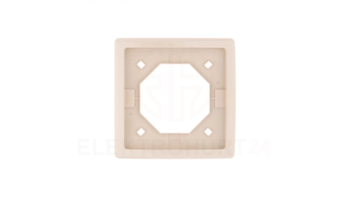 Simon Basic Standard Ramka bryzgoszczelna pojedyncza IP44 z uszczelką beżowa BMR1B/12